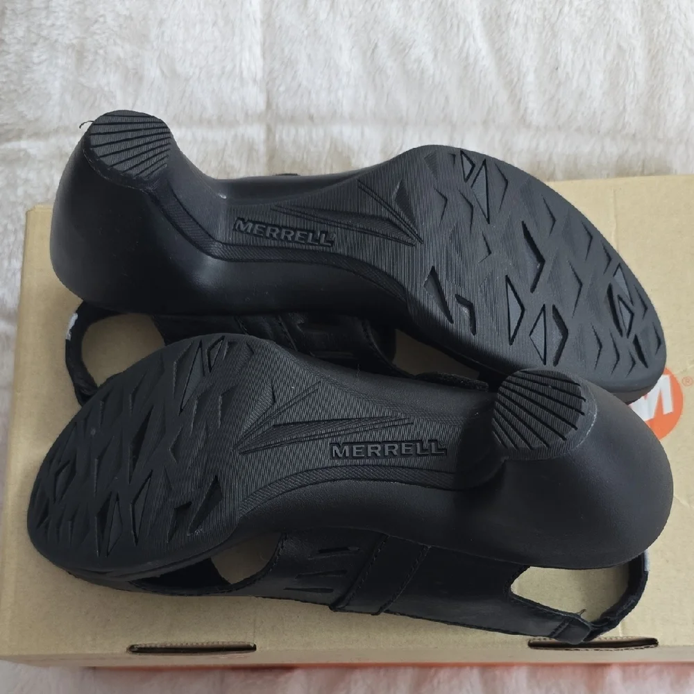Merrell Women's Black Heeled Sandals